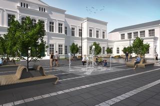 Przebudowa placu przed dworcem PKP w Sosnowcu