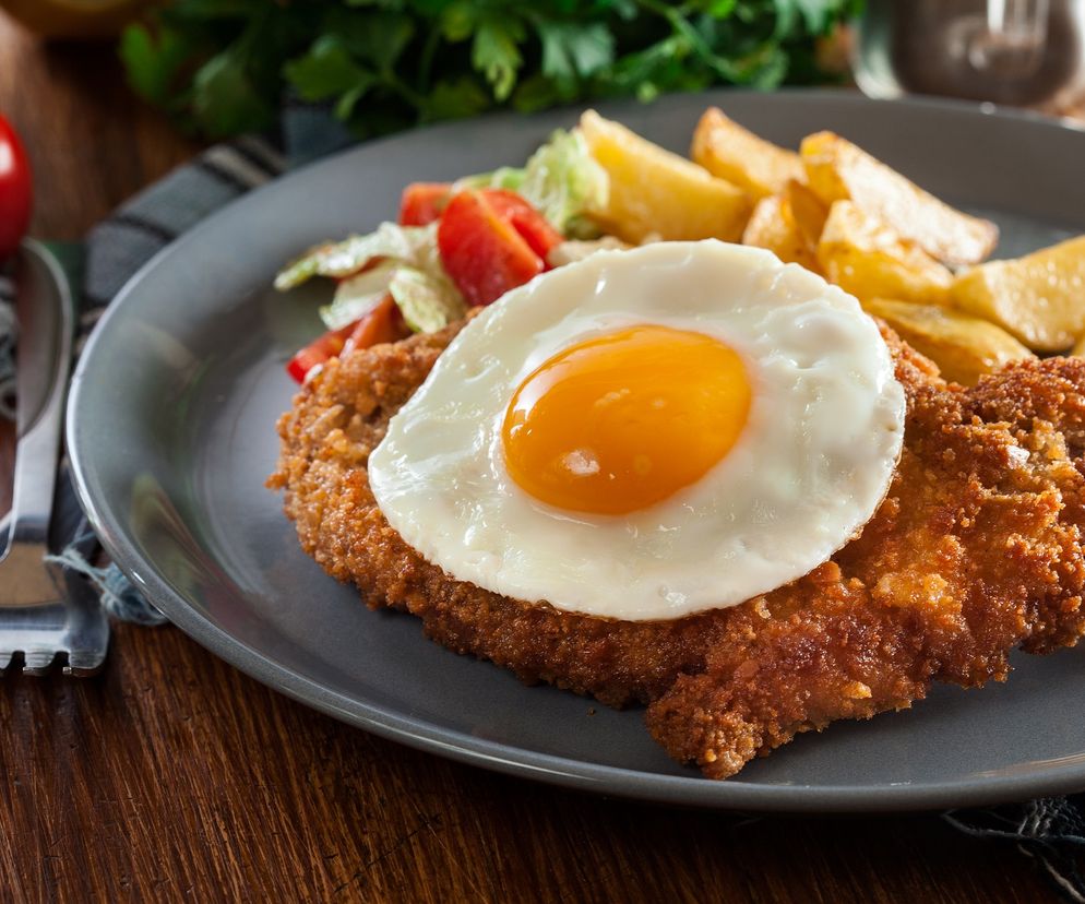 Schab z jajkiem sadzonym