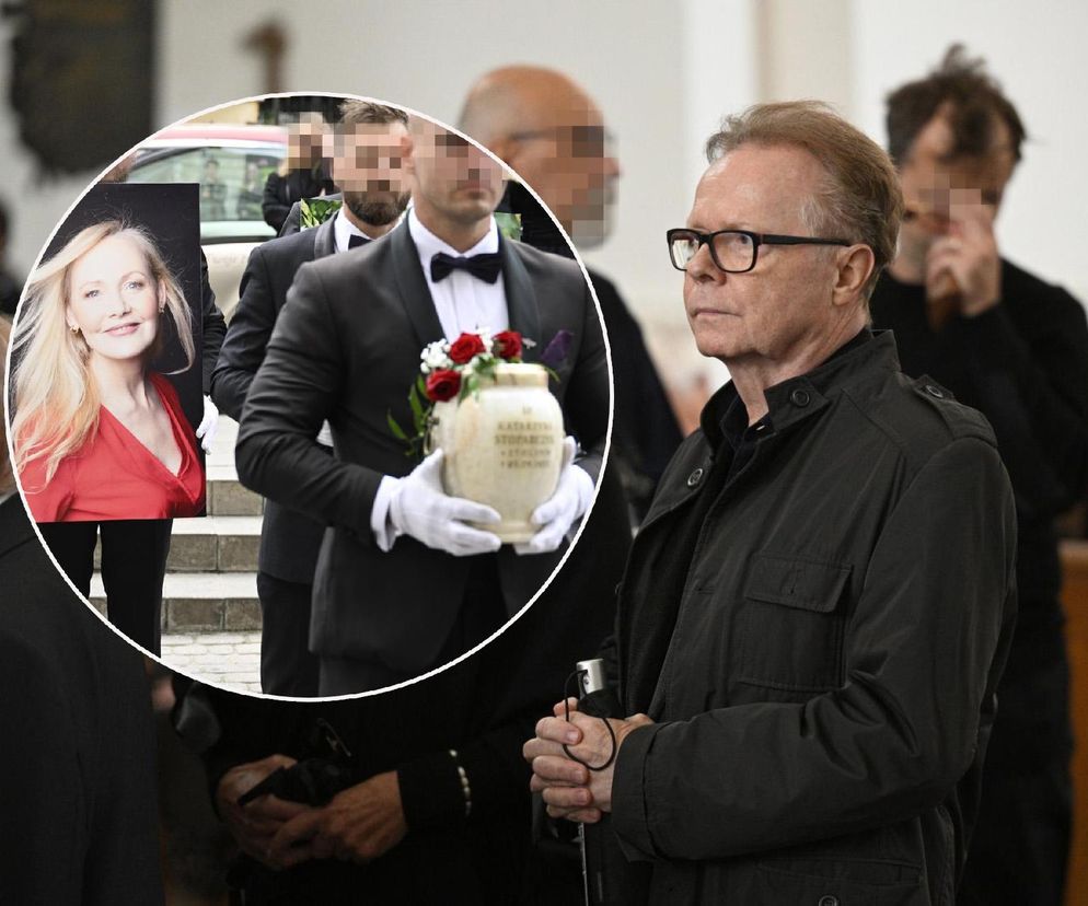 Michał Bajor na pogrzebie Kasi Stoparczyk