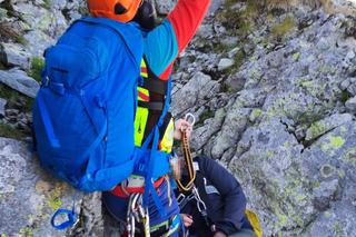 Wypadek polskiego wspinacza w Tatrach. Mężczyzna spadł ze Sławkowskiej Grani