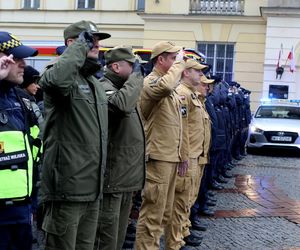 Hołd dla Mateusza Biernackiego. Tak policjanci upamiętnili zmarłego funkcjonariusza