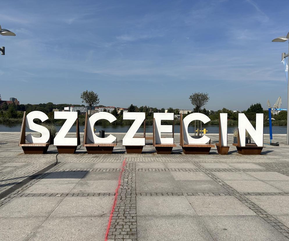 Napis Szczecin