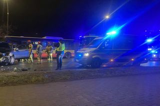 Groźny wypadek na Mokotowie! Jedna osoba poszkodowana [ZDJĘCIA]