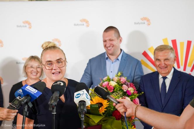 Wojciech Nowicki i Joanna Fiodorowa nagrodzeni przez prezydenta Białegostoku. Chodzi o mistrzostwo Europy [ZDJĘCIA]