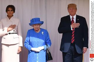 Melania i Donald Trump w Wielkiej Brytanii