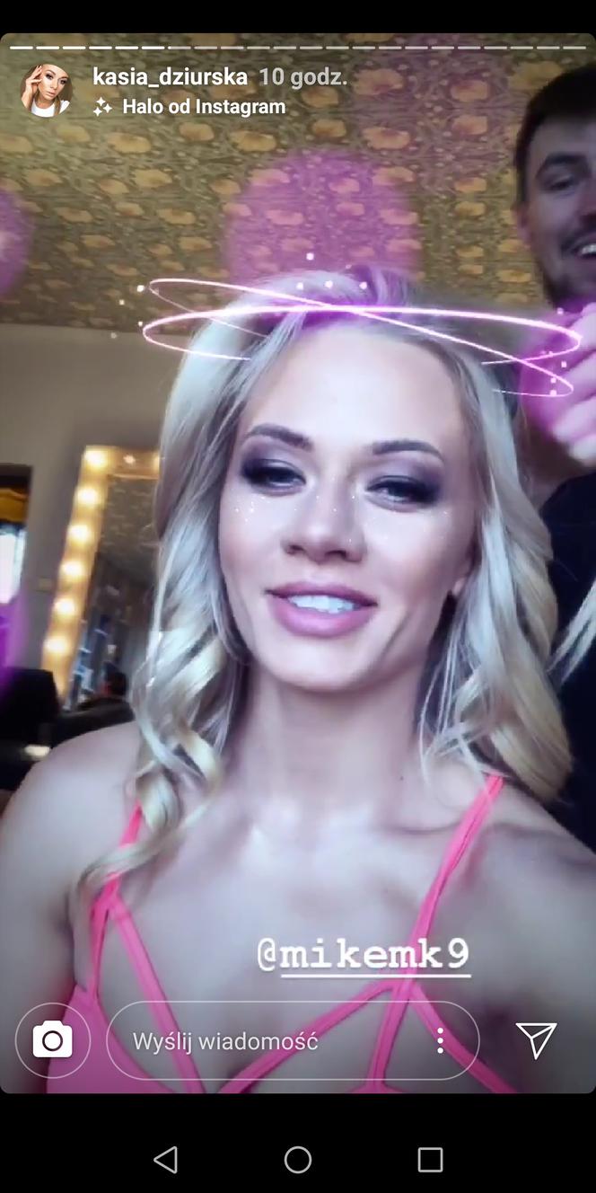 Kasia Dziurska na ślubie Antka Smykiewicza