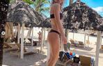 Marlena Muranowicz w kusym bikini w blasku afrykańskiego słońca. Marcin Mroczek zabrał żonę do Kenii
