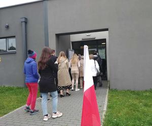 Wybory 2023. W lokalach wyborczych pojawiło się wielu łodzian