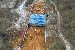 Prace przy wiadukcie na ul. Marywilskiej