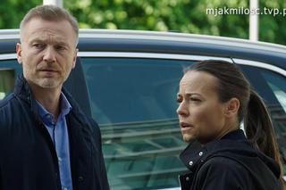 M jak miłość odc. 1742.  Magda (Anna Mucha), Andrzej Budzyński (Krystian Wieczorek)