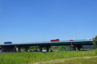 1. Autostrada A4, stopień wodny Kościuszko - 92,5 tys. pojazdów dziennie