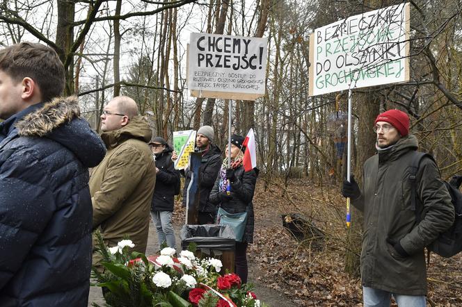 Rocznica bitwy pod Olszynką Grochowską. Mieszkańcy zorganizowali protest. „Nie odcinajcie nas od rezerwatu”