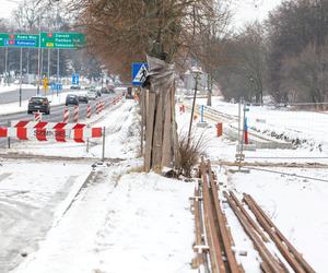 Trwa remont ulicy Wojska Polskiego w Łodzi