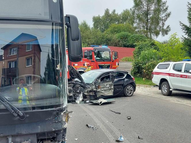 Wypadek na Moniuszki w Starachowicach