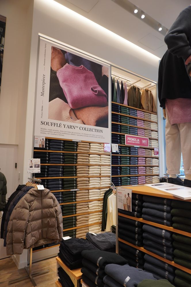 Sklep UNIQLO przy Marszałkowskiej w Warszawie po remoncie 10.2025