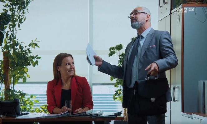 M jak miłość odcinek 1560. Adam Werner (Jacek Kopczyński), Magda (Anna Mucha)