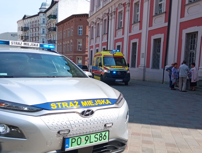 Poznań. Przed drzwiami Urzędu Miasta leżała kobieta z rozciętą głową!