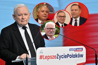 Jarosław Kaczyński wprowadził do pałacu aż czterech prezydentów: Wygrywa 4:1 z Tuskiem