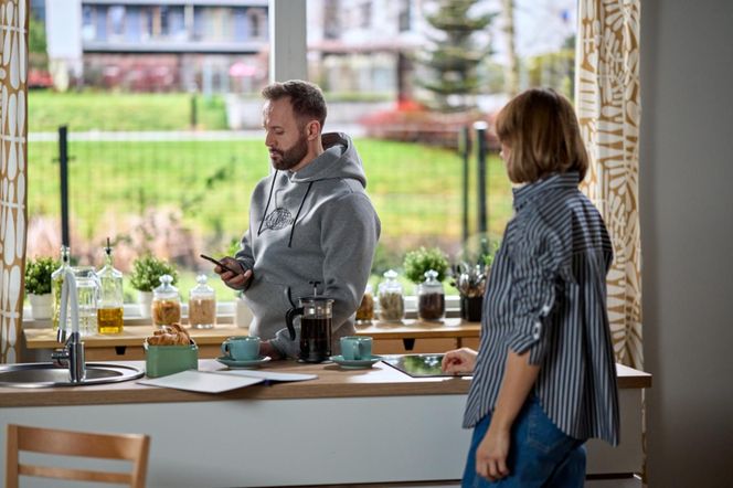 Na Wspólnej odc. 3975. Kuba (Przemysław Cypryański), Iga (Lidia Sadowa)