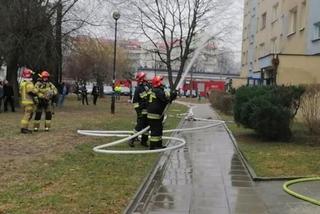 Pożar mieszkania na Kurdwanowie