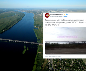 Ukraina: Rosjanie zniszczyli Most Antonowski przez Dniepr