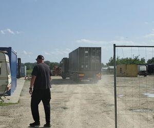 Tajemniczy kontener z bronią i amunicją na Podkarpaciu. W Laszkach pracują służby
