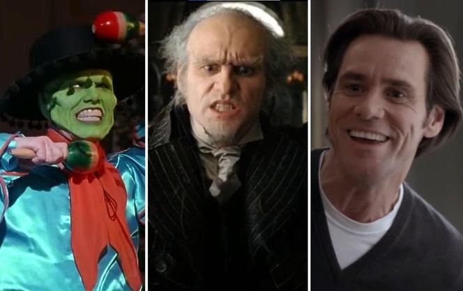 Jim Carrey – Maska (1994), Seria Niefortunnych Zdarzeń (2004), Pan Popper i jego pingwiny (2011)