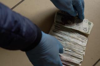 Pieniądze zabezpieczone przez policję