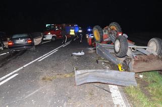 Wypadek drogowy w powiecie biłgorajskim