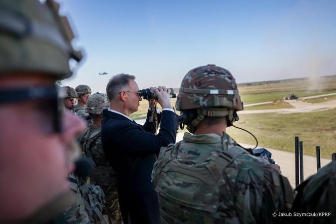 Andrzej Duda w Fort Stewart