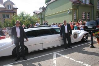 Lincoln Town Car Excalibur - limuzyna ślubna Lewandowskiego