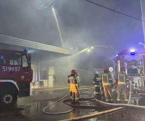 Na szczęście w pożarze hali w Kałuszynie nikt nie zginął