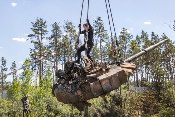 Wieżyczka rosyjskiego czołgu