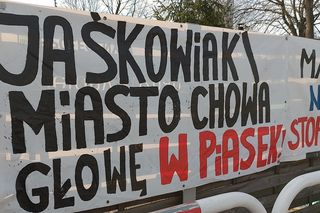 Protest mieszkańców Osiedla Maltańskiego w Poznaniu trwa