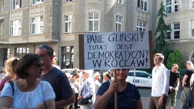 Protest w Teatrze Polskim