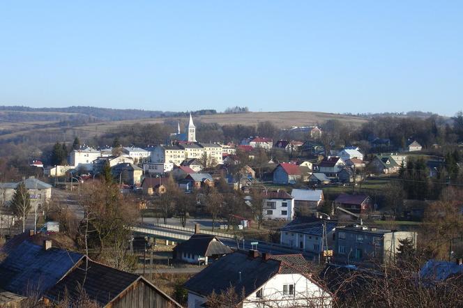 Widok na Birczę w powiecie przemyskim