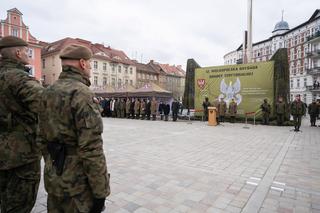Przysięga terytorialsów w Poznaniu