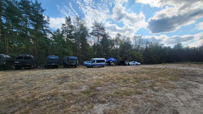 Poszukiwania drona w Warszawie (12.09.2025)