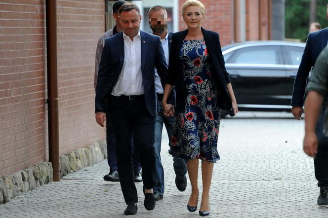 Prezydent wrócił do żony Andrzej Duda Agata Duda