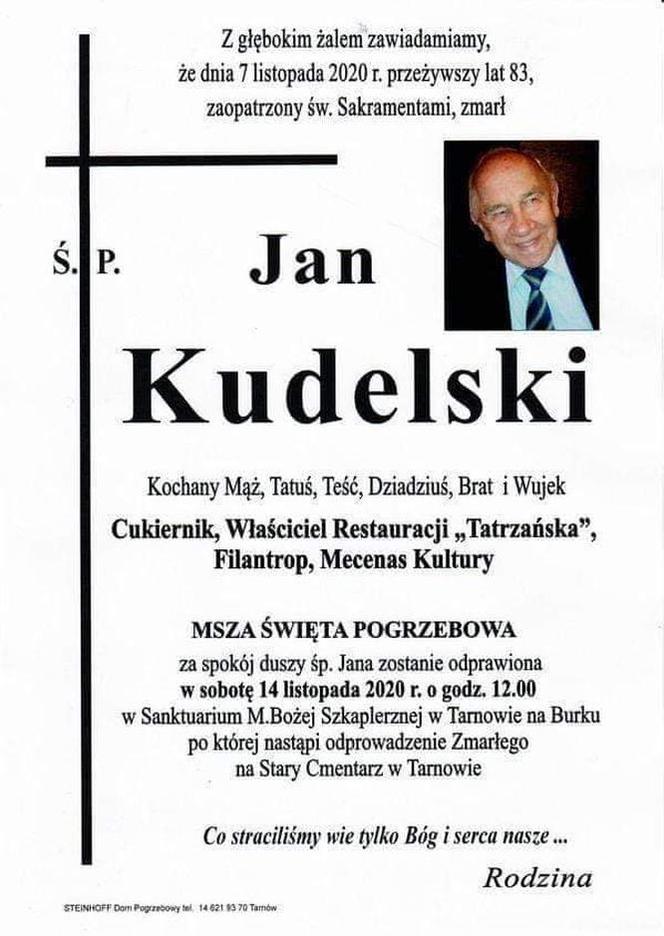 Tarnów. Jan Kudelski spocznie na Starym Cmentarzu. Kiedy pogrzeb?