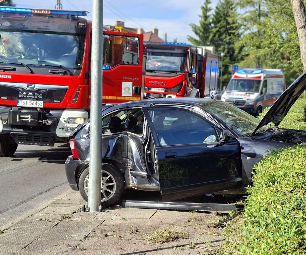Wypadek na Kaczyńskie w Starachowicach