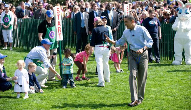 Obama toczy jaja w Białym Domu 