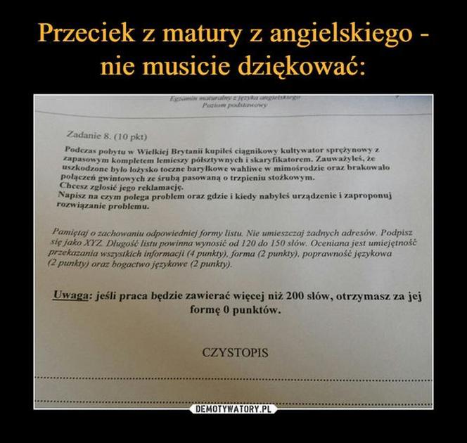 MEMY o maturze i przeciekach z Podlasia. Padniesz ze śmiechu!