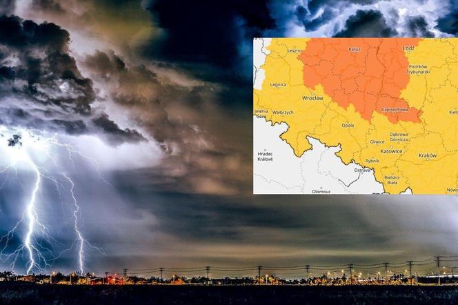 Alert pogodowy dla województwa Śląskiego. Przez region przejdą potężne burze