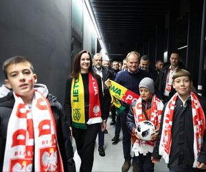 Premier na meczu Polska-Litwa