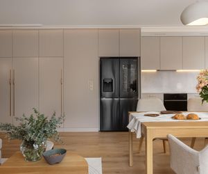 Mieszkanie w tonacji taupe - projekt Tatewik Caturowa 