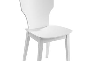Krzesło Zag w kolorze białym