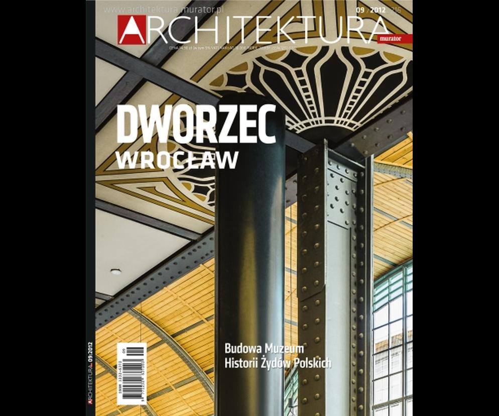 Okładka Miesięcznik Architektura 09/2012