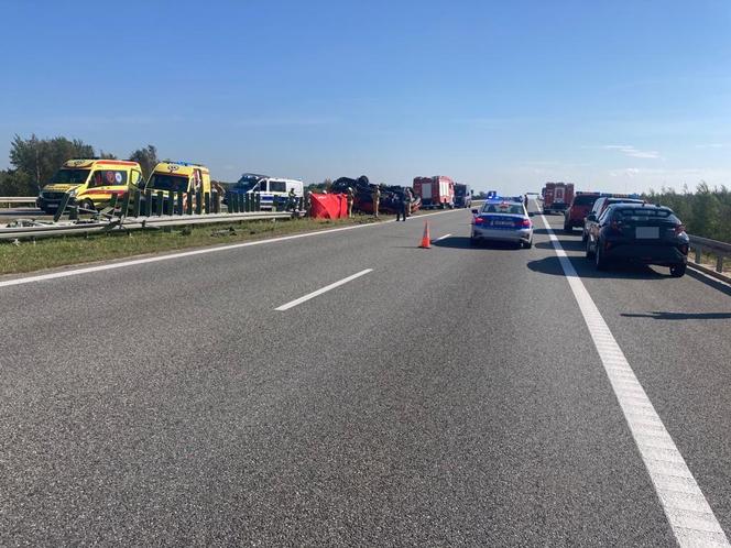 Śmiertelny wypadek na A4 na Podkarpaciu