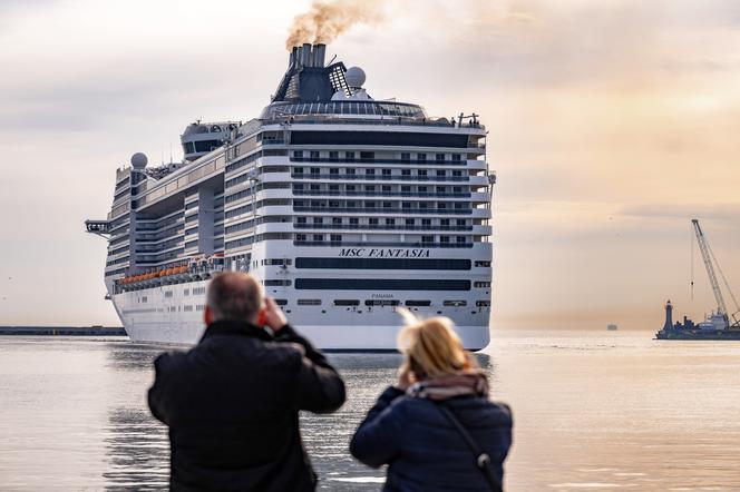 MSC Fantasia w Gdyni. To jeden z największych wycieczkowców na świecie!